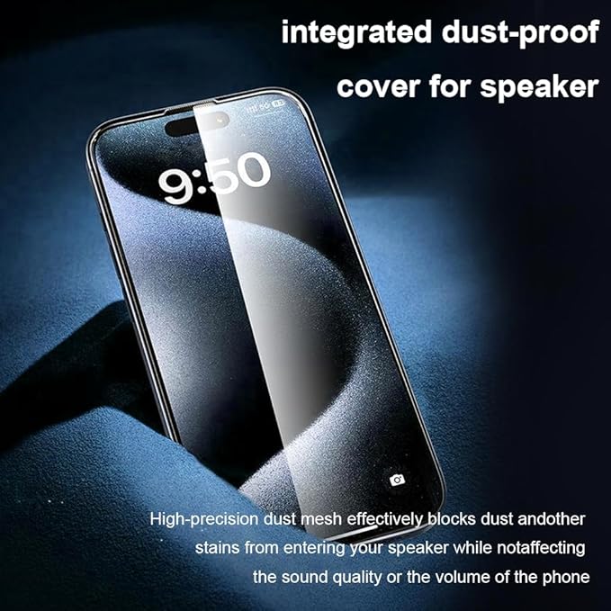 OneFish Screen Protector for Iphone 16 Plus, HD Clarity Tempered Glass Film 9H+ Hardness, with Hassle-Free Installation Frame, Dust-Free Bubble-Free Anti-Fingerprint, 2Pack