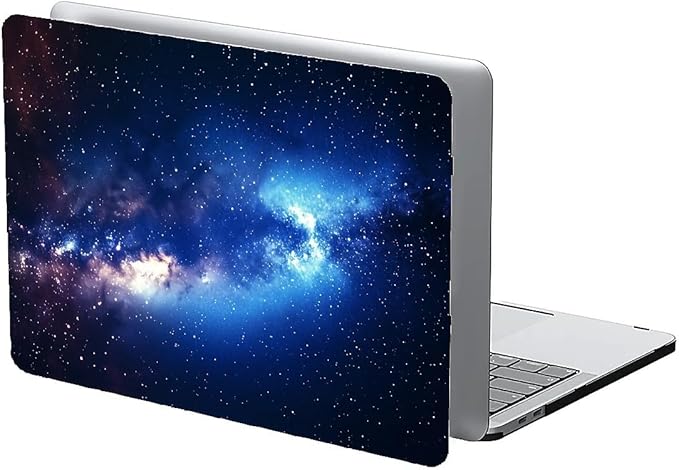 Compatible with MacBook Air 13.3 13.6 Inch Case 2022 2021 2020 2019 Plastic Hard Shell Case Cover,13.3 Air (A1932/A2179/A2337), Milky Way Galaxy