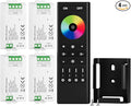 BTF-LIGHTING 5050SMD FCOB COB RGB RF Remote RC03RFB &4PCS C03RF LED Tuya LED Controller Kit 4 Zones RF 2.4GHz Wireless Remote Group Control PWM RGB (+ R G B) 4pin LED Strip DC5V DC12V DC24V
