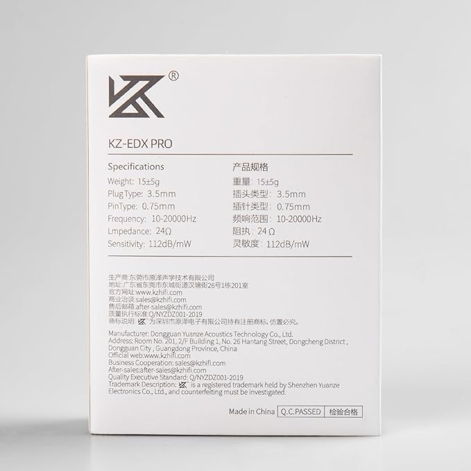 keephifi KZ EDX Pro in Ear Monitors KZ Headphones IEM Earphones with Dual DD HiFi Stereo Sound Earphones Wired Noise Cancelling Gaming Earbuds (Cyan, No Mic)