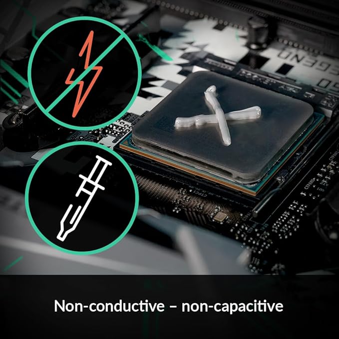 ARCTIC MX-4 (incl. Spatula, 4 g) - Premium Performance Thermal Paste for All Processors (CPU, GPU - PC), Very high Thermal Conductivity, Long Durability, Safe Application