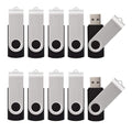 KALSAN 64GB USB Flah Drives 10 Pack USB 2.0 Memory Sticks Bulk-Black