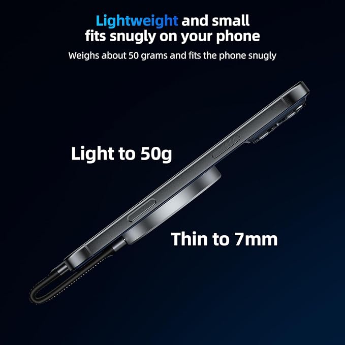 SAN ZANG MASTER Magnetic Portable Solid State Drives: Ultra-Thin, Portable Design for Secure Grip, Easy Connectivity, and Reliable Performance (1, TB)