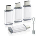 MoKo Lightning to USB-C Adapter for iPhone 17 16 15, Charge Only, 4 PCS