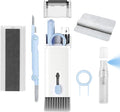 7 in 1 Electronic Cleaner Kit – Keyboard and Laptop Cleaning Kit with Brush for AirPods Pro, Phone, Computer, and Screen, Includes Bonus Flannel Cloth – Blue