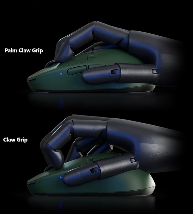 Pulsar Gaming Gears X2H Wireless Gaming Mouse, Founder's Edition, Ultra Lightweight 1.90 oz (54 g), Symmetrical, Optical Switch, 2.4 Ghz 1 ms, 26000 DPI, PAW3395 Sensor (Medium, Wireless, Green)