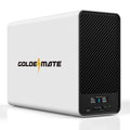 GOLDENMATE 1500VA/1200W Lithium UPS Battery Backup & Surge Protector, White