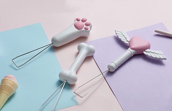 FKZ Keycap Puller, Fairy Wand - Custom Mechanical Keyboard Keycap Removal Tool for Cherry MX, Gateron, Outemu, Kailh Switches - QWERTY USB-C Keyboard DIY Accessory