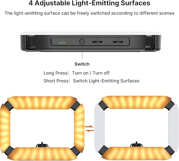 ULANZI U200 Smartphone Video Rig - Control LED Ring Light, YouTube & Vlogging Filmmaking Stabilizer