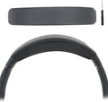 Protein Leather Headband Pad Compatible with Bose QC45 QC35 QC35 II Headphones (Dark Gray)
