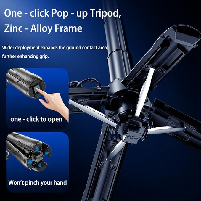 4-in-1 Multi-Functional 360° Rotating Mini Magnetic Portable Selfie Stick, Pocket-Sized Retractable Phone Holder, Equipped with Wireless Detachable Remote Control