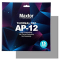Maxtor Thermal Pad 14.8 W/mK, 120x120x1.5mm(1 pcs) Silicone Thermal Pads Non Conductive Heatsink Cooling Pad, Highly Efficient Heat Resistant Soft Pad for Laptop Heatsink/SSD/CPU/IC/LED Cooler