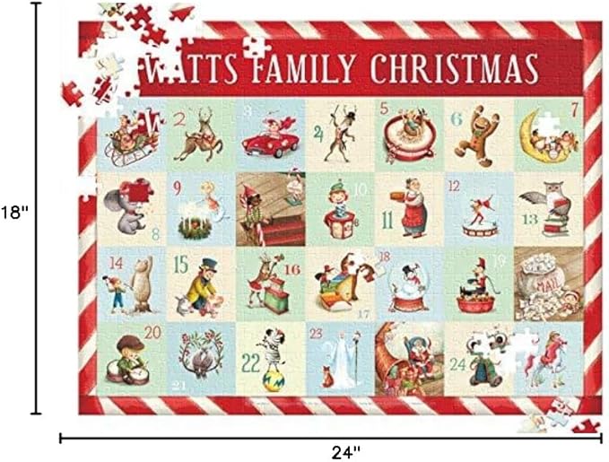 Countdown to Christmas Personalized Puzzle - 500 Pieces - I See Me!