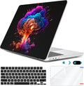 Compatible with MacBook Air 13 inch Case 2025 2024-2022 M4 A3240 M3 A3113 M2 A2681, Plastic Hard Shell&Keyboard Cover&Screen Film&Webcam Cover for MacBook Air 13.6 inch Case, Explosion