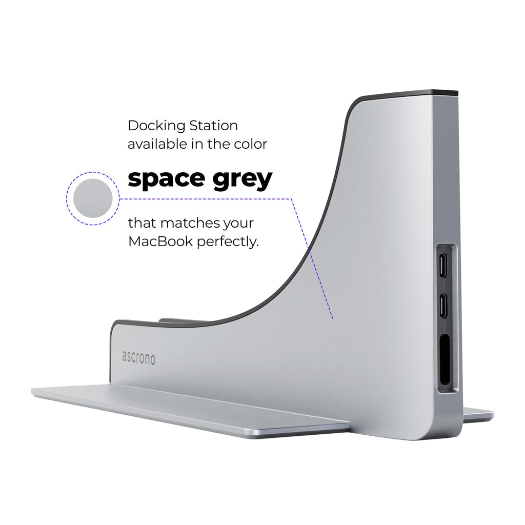 Dock for 13" Apple MacBook Air - Docking Station - Connect Dual Displays with Two Thunderbolt 4 USB-C Ports - Mac Docking Station Hub - Supports MacBook Air 13" (M2,M3,M4,M5 2022-2026)