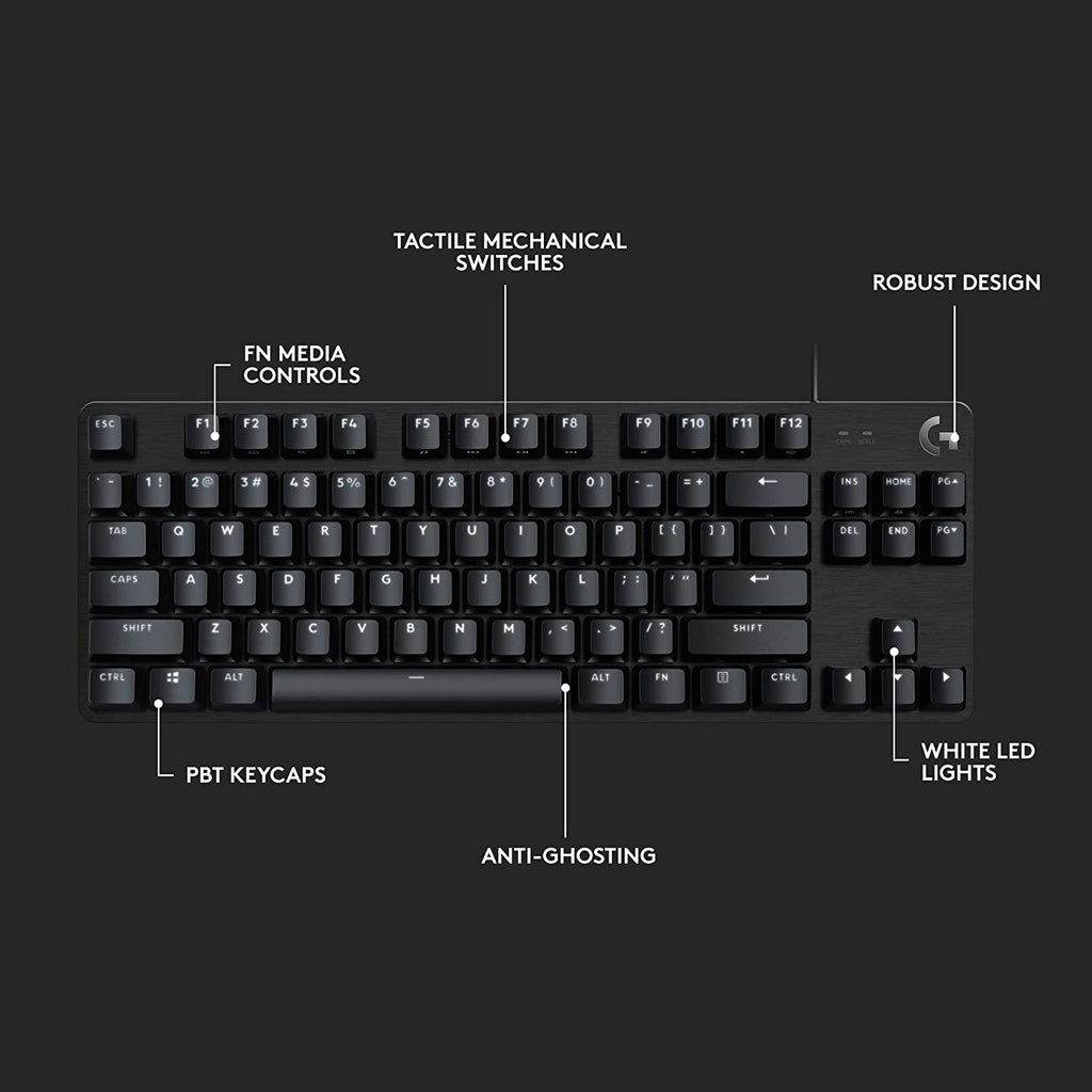 Logitech G413 TKL SE Mechanical Gaming Keyboard - Black