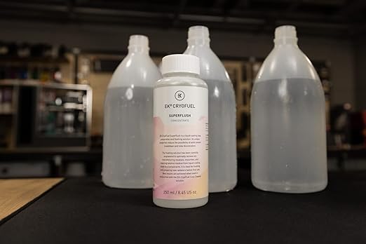 EKWB EK-CryoFuel Clear 100ml Concentrate PC Coolant and Loop Cleaner + Superflush Concentrate Bundle