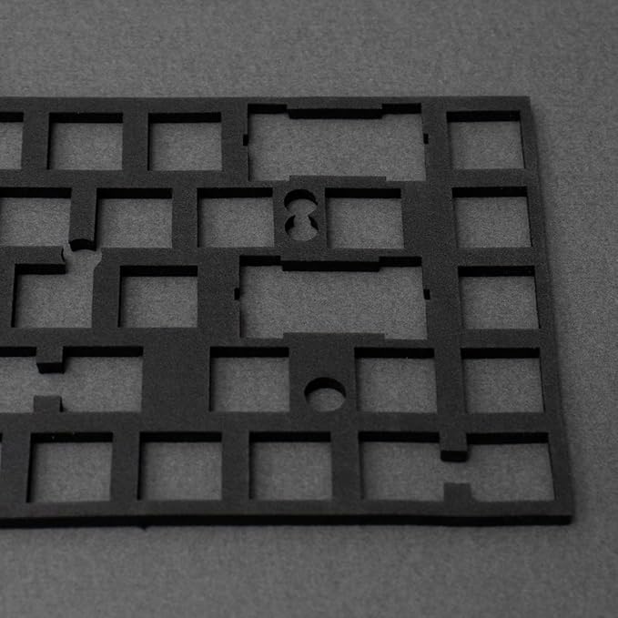 Mintcaps 2-Piece Set Keyboard Sound Dampening Foam - 68 Layout Silencer Pad Gasket EVA Switches Dampener for Mechanical Keyboard