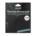 Thermal Pad 14.8 W/mK, 120x120x2mm, Non Conductive Heat Resistance High Temperature Resistance, Silicone Thermal Pads for Laptop Heatsink GPU CPU LED Cooler (2mm)