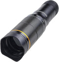 Phone Camera Lens Kit, 32X Long Focus Telephoto, Portable Clip-on HD Phone Zoom Telescope Lens, 0.63X Wide Angle Lens, 198° Fisheye Lens, with Universal Clip and Tripod, for Photo Videos
