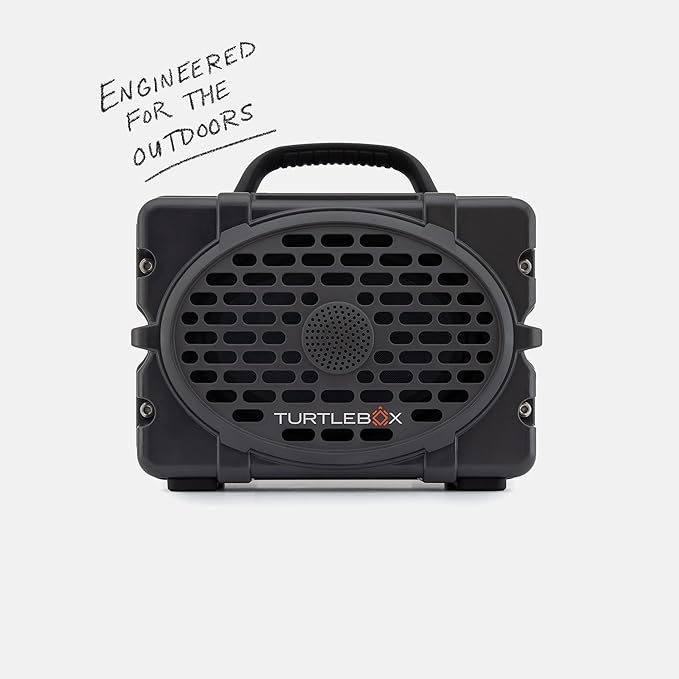 Turtlebox Original Gen 3: Portable Outdoor Bluetooth Speaker – Ultra-Loud (120dB), Waterproof (IP67), Rugged, Impact-Resistant, 3-Day Battery | Party Mode: Unlimited Pairing Stereo, Gray/Hot Pink