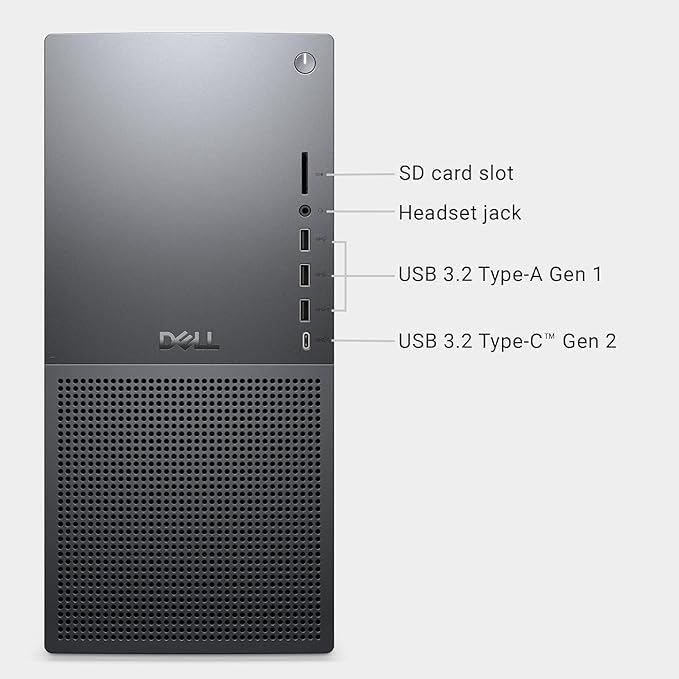 Dell Tower Plus EBT2250 Desktop Computer - Series 2 Intel Core Ultra 9 285 24-Core Processor up to 5.6 GHz, 32GB DDR5 RAM, 4TB NVMe SSD, NVIDIA GeForce RTX 4060 8GB GDDR6, Windows 11 Pro, Graphite