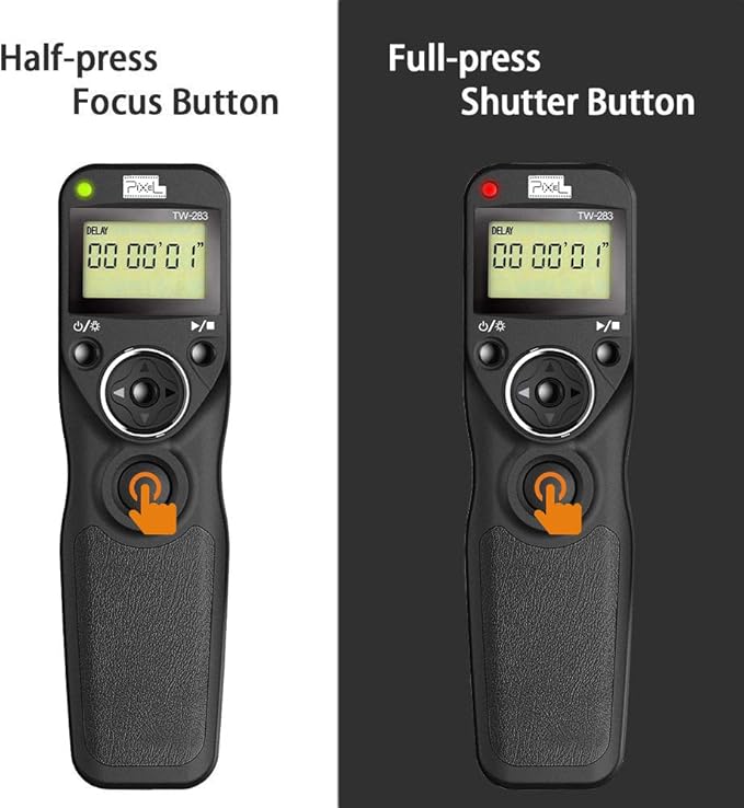 Pixel Wireless Shutter Remote Release Control TW283 for Nikon Z7 Z6 Df D90 D7500 D3300 D3100 D3200 D5000 D5500 D7200 D7000 D600 D750