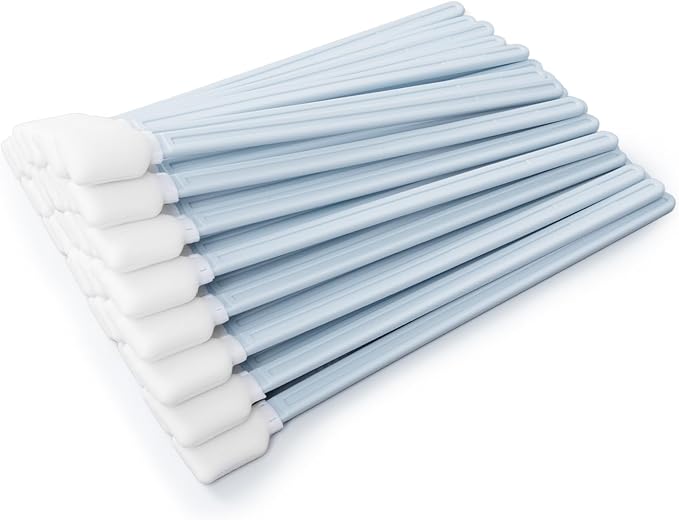 Printhead Cleaning Kit ， Inkjet Printer Head Cleaning swabs，Extra Long Foam Cleaning Swabs， for Epson, Canon， DTF,HP Large-Format Color Printer (20PCS)