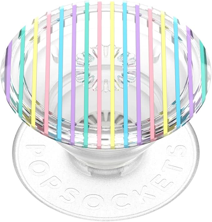 PopSockets Translucent Phone Grip with Expanding Kickstand, PopSockets for Phone, Adhesive Grip, Translucent PopGrip - Translucent Colorblock