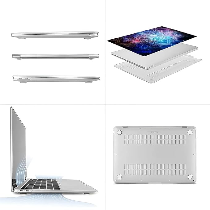 Compatible with MacBook Air 13.3 13.6 Inch Case 2022 2021 2020 2019 Plastic Hard Shell Case Cover,13.3 Pro(A1706/A1708/A1989/A2159/A2289/A2338), Galaxy
