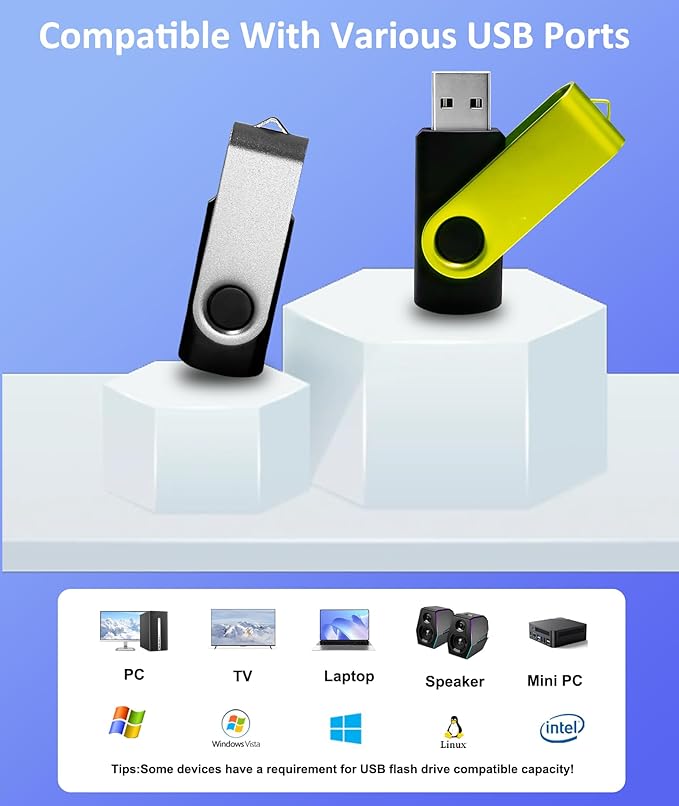 Thumb Drive 2GB USB Flash Drives 20 Pack 2 GB USB 2.0 Jump Drives Multipack Flash Memory Stick Zip Drive Pendrive 20Pack with 20PCS Lanyards Label (Green Sliver 2Gig)