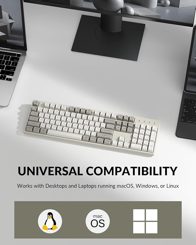 Keychron C2 Pro Wired Mechanical Keyboard with 8K Hz Polling Rate, Full Size Custom RGB Backlit Hot-Swappable, Non-Shine Through PBT Keycaps Compatible with Mac Windows Linux (Silent Red Switch)