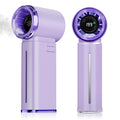 GOSALISU Small Handheld Fan Portable Hand Held Fan, Purple