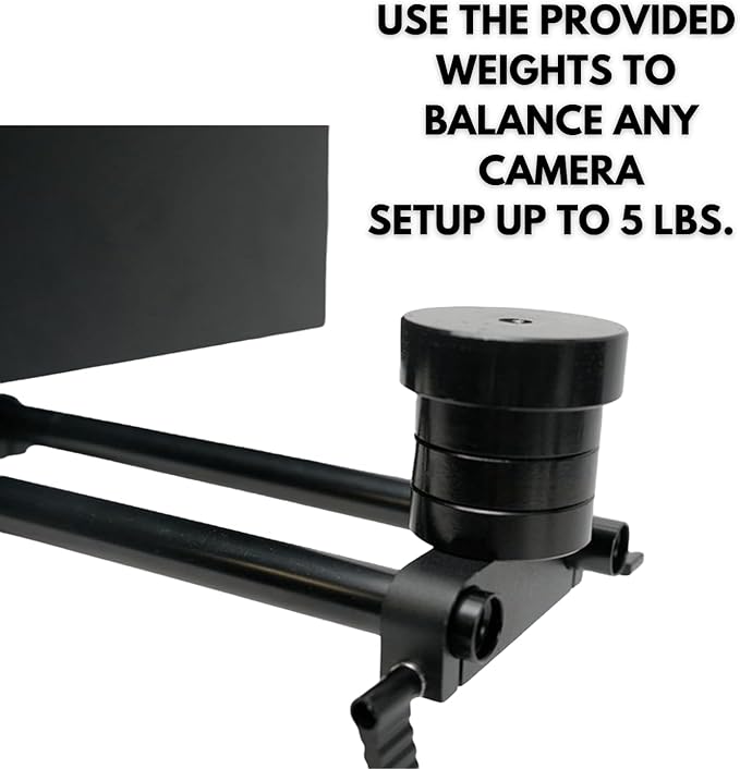 Glide Gear REVO 50 360° Rotating Camera Platform Rig, Adjustable Arm for DSLR or Smartphone, Aluminum Build, Supports Up to 40lbs