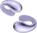 Ultra Open Ear Earbuds - Ergonomic Clip-On Earbuds, Small Bone Conduction Over-The-Ear Headphones with Waterproof Design, Perfect Running Headphones for Sports and Fitness, Purple