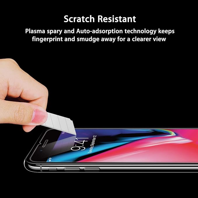UNBREAKcable Screen Protector for iPhone SE 2022/SE 2020, iPhone 8/7 [2-Pack] - [Easy Installation Frame] [Double Hardness] [Bubble Free] Tempered Glass Screen Protector for iPhone SE/8/7-4.7 Inch