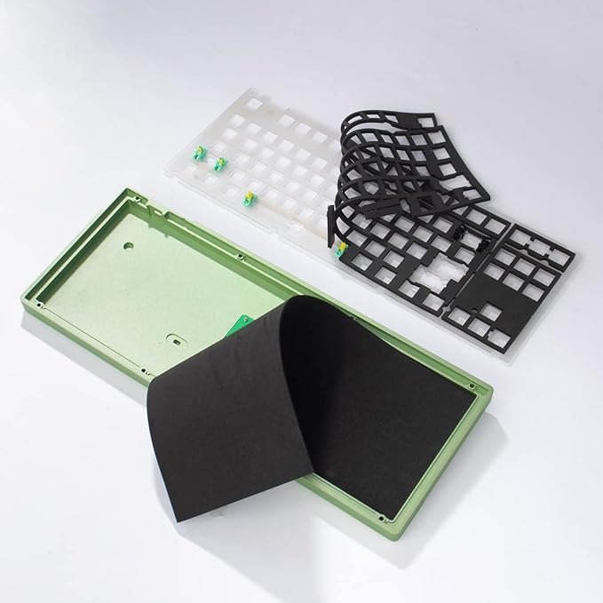 Mintcaps 2-Piece Keyboard Sound Dampening Set - 87 Layout Silencer Pad Gasket EVA Foam for Mechanical Keyboard Switches