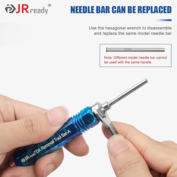 JRready ST5289 Tube Type Ejector Rod Contact Pin Extraction Tool for Molex .062" & .093”/HARTING/TE Heavy Duty/Weather Pack/AMP 4.2/6.35/2.13/CPC/RT360 Contacts, Terminal Insertion Toolsl, 9PCS