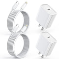[Apple MFi Certified] Fast iPhone Charger,2Pack 20W USB C Wall Charger Block i Phone Charge Plug + Lightning Quick Charging Cable Cord for Apple iPhone 14/Pro/Pro Max/Plus/13/12/11/XS/XR/X/SE2022/iPad
