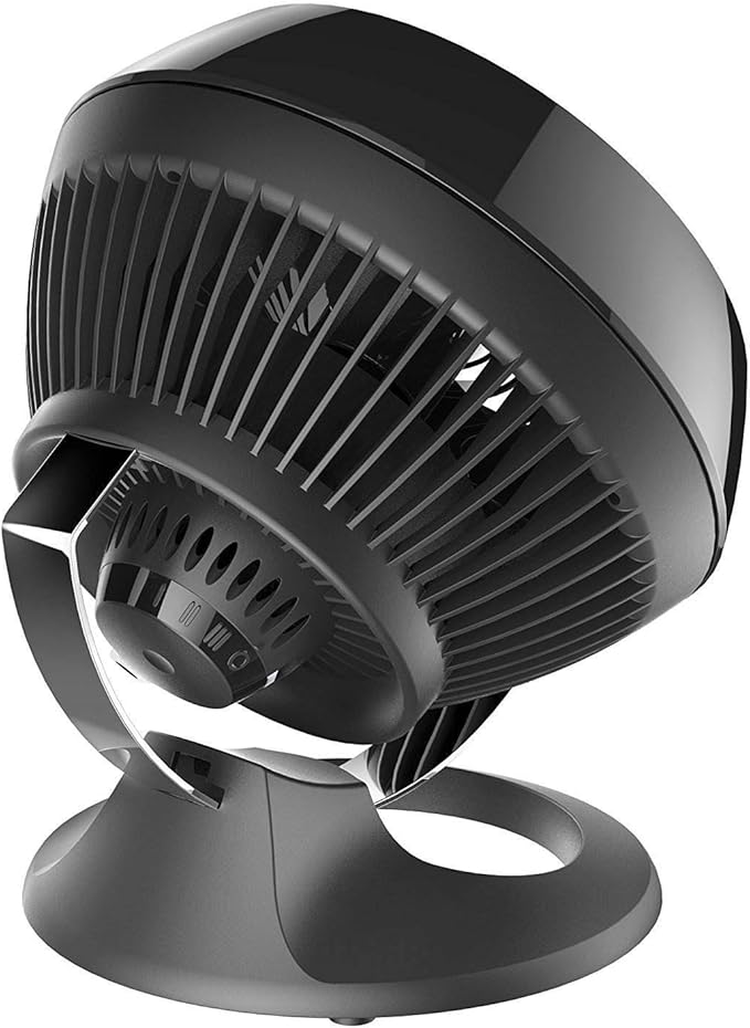 Vornado 460 Whole Room Air Circulator, Small Fan with 3 Speed Settings, Powerful Cooling Fan, Adjustable Tilt, Easy to Clean, Quiet for Home, Office, Bedroom, Black