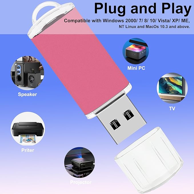 USB Thumb Drive 4GB Flash Drive 20 Pack Nicepicten FAT32 USB 2.0 Flash Drives Pack of 20 Metal Memoria USB 4GB Jump Zip Drive Memory Stick Pendrive with 20PCS Lanyard Label - Mixcolor 20 X 4 GB