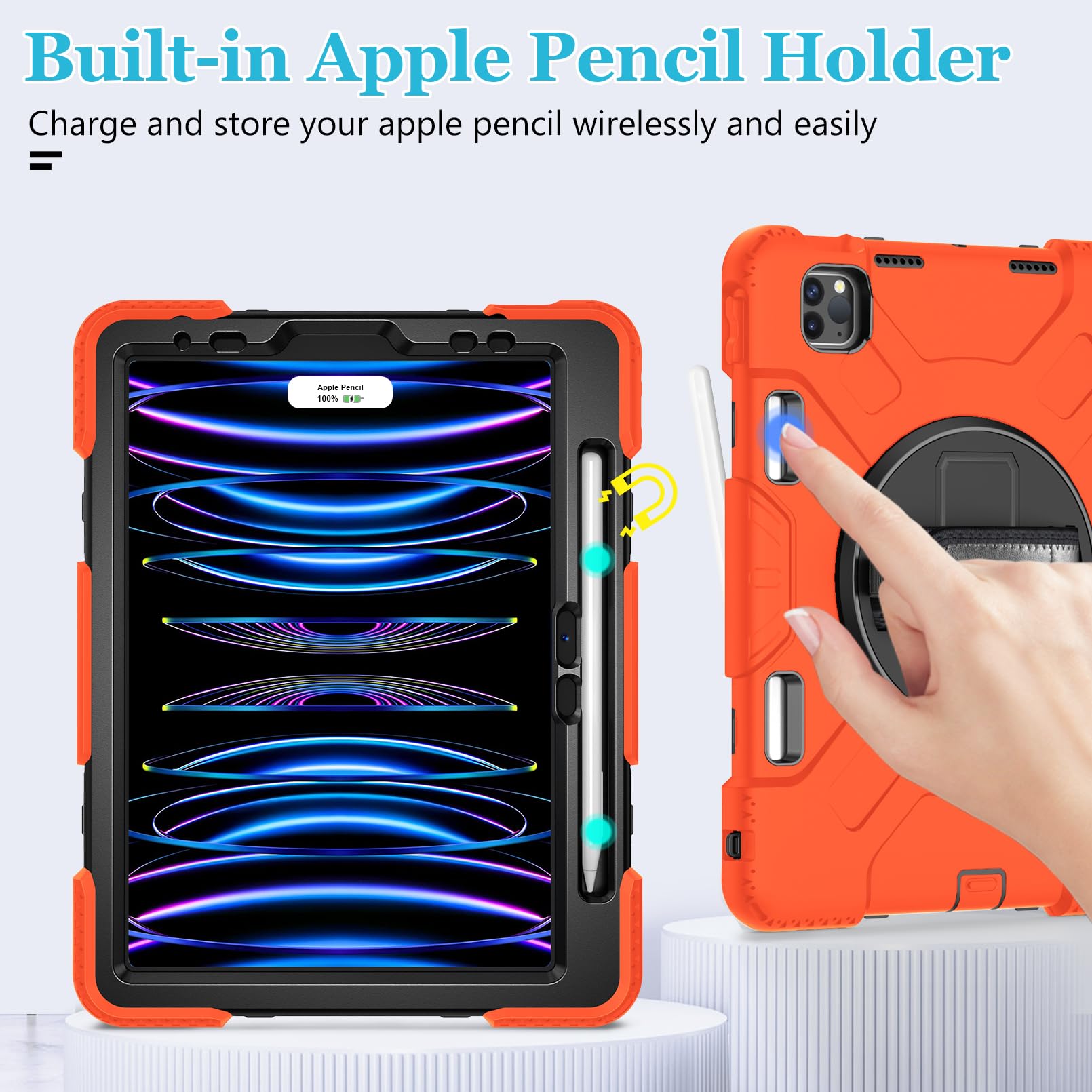 Miesherk Stock Case for iPad Pro 11 4th/ 3rd/ 2nd (2022/2021/ 2020/2018)