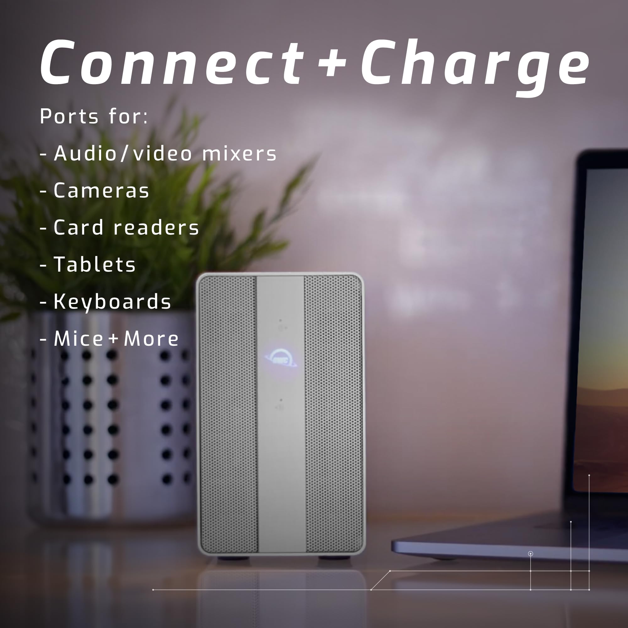 OWC Mercury Elite Pro Dual with 3-Port Hub 16TB RAID USB 10Gb/s Storage