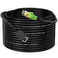 Ethernet Extension Cable 6.5ft, Network Cat6a Extension Patch Cable RJ45 Cords Shielded Male to Female Connector (6.5FT)