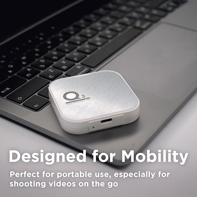 DATO Magnetic External SSD 1TB, External Solid State Drive Portable SSD USB 3.2 Gen 2x2, up to 1600/1500 MB/s, Type-C 4K ProRes HDR Record, Compatible with iPhone 15&16 Pro Max - ARES Q3 Series