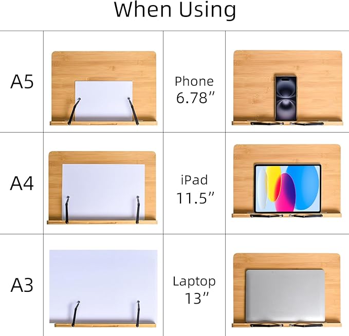 Extra Large Tablet Stand for Desk, Adjustable Holder for Touch Screen Tablets