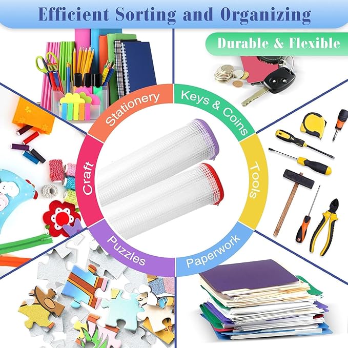 Jetec 32 Pcs Mesh Zipper Bags Toy Storage Bikini Organizer Bag Bolsas para Guardar Trajes De Baño Waterproof Zipper Reusable Pouch Puzzle Multipurpose for Storage Office(Stylish Color,9.5 x 4.5 Inch)