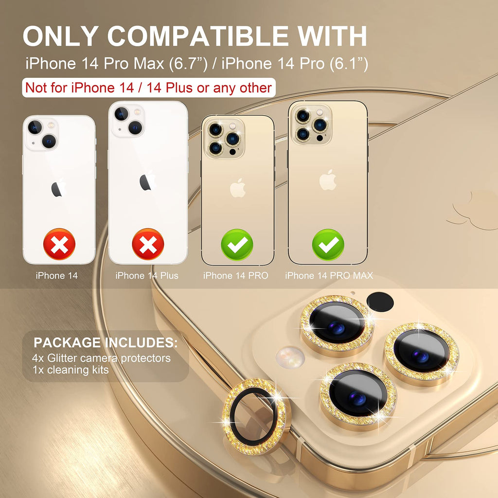 Choiche for iPhone 14 Pro/iPhone 14 Pro Max Camera Lens Protector