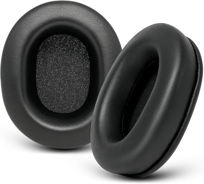 Earpads Replacement for Audio Technica M50X, GVOEARS Ear Cushions for HyperX Cloud/Alpha, for ATH M50X M40X Turtle Beach Stealth & More Headphones with Thick Foam/Soft Leather