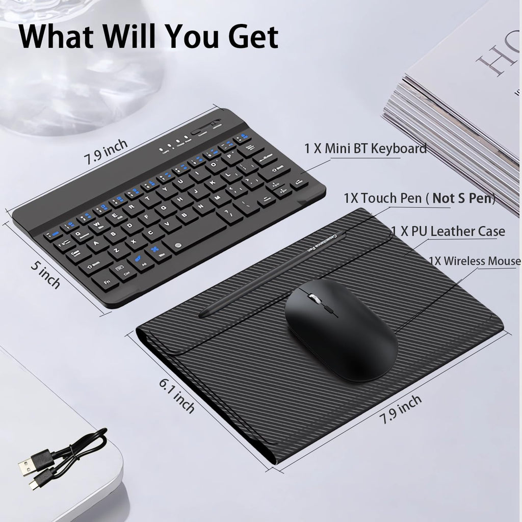 4-in-1 Wireless Keyboard Case for Galaxy Z Fold 8 Ultra/Z Fold8 Wide/7/6/5